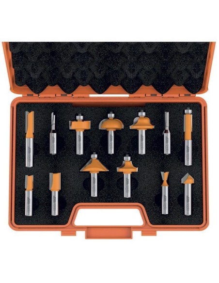 Set di 13 frese con cofanetto